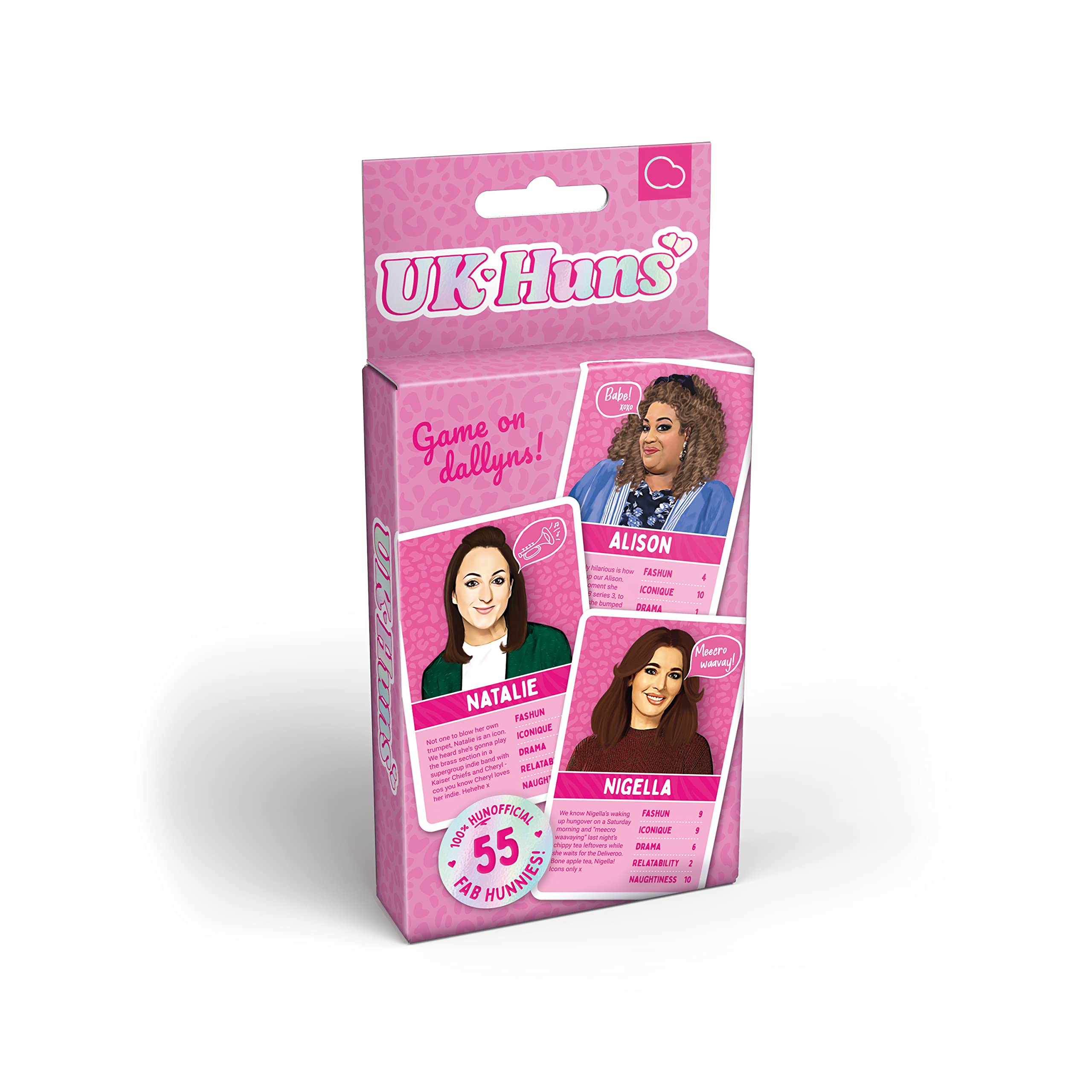 Bubblegum Stuff - UK Huns - The Card Game - Funny Card Games - Board Games for Adults and Teenagers - Funny Gifts for Her - Funny Gifts for Him — image 1