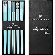 Slivek Chopsticks Reusable Dishwasher Safe, 9.57 Inches Premium Non-slip Lightweight Fiberglass Chop Sticks, Japanese Chinese Chopstick Gift Set For Party, Pink- 5 Pairs In | Whizz