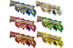 ZAKVOOR 24PCS Inflatable Fireworks Gun Confetti Fireworks Handheld Confetti Poppers with Novelty Design Party Supplies for Birthday Christmas Wedding Graduation