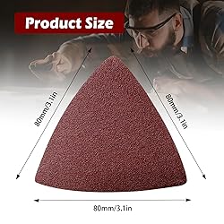 100pcsTriangle Sanding Paper Set, 60-240 Grit, Fits