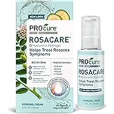 PROcure Rosacare Medicated Redness Reduction CC Face Cream, Hyaluronic Hydrogel for Rosacea Symptoms, 2 Ounce