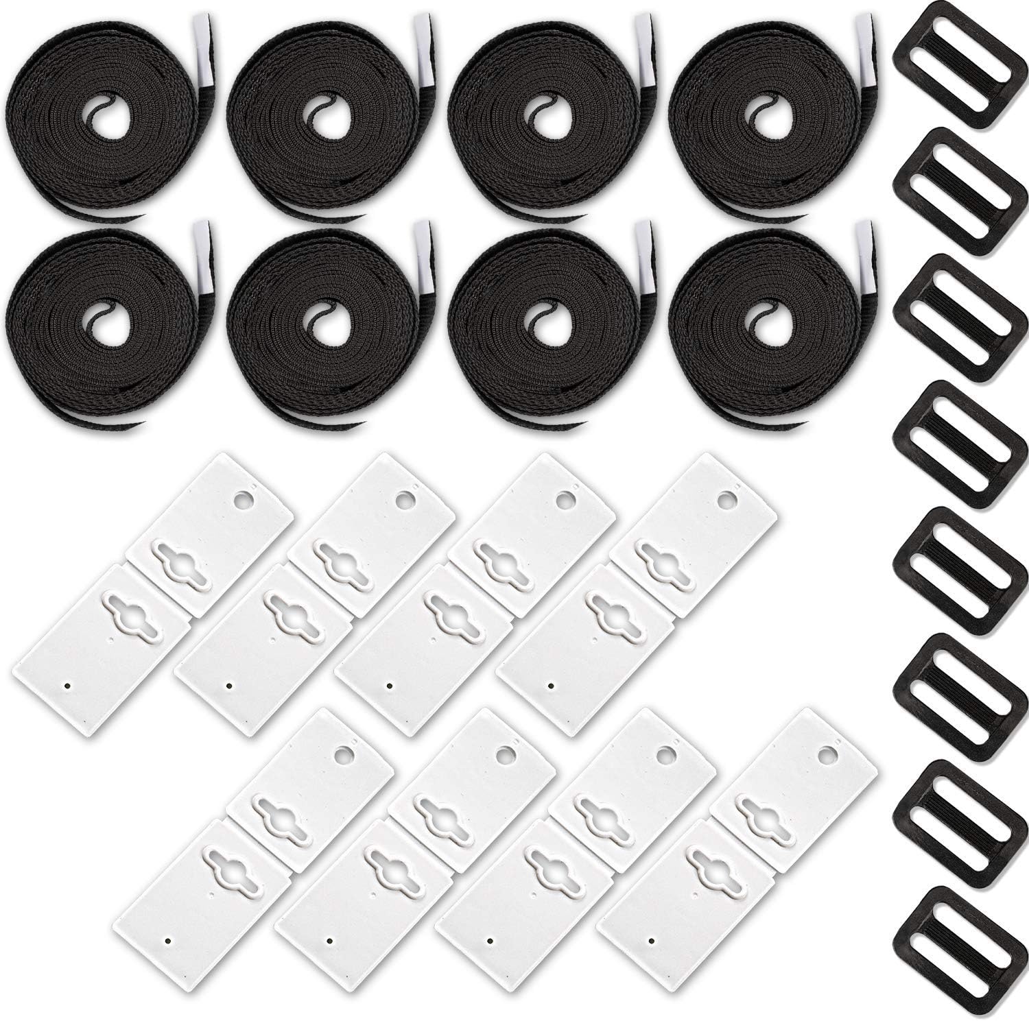 muscccm Pool Solar Cover Reel Attachment Kit, 24 Pcs Pool Solar Cover Reel Straps Solar Blanket Straps Kit for In-ground Swimming Pool : Garden & Outdoor