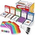 Aizweb Sight Word Game,Learn to Read Flash Card with Mat & Dice for Preschool Kindergarten 1st 2nd 3rd Grade,Educational Reading Learning Site Word for Kid Classroom Homeschool Supplies