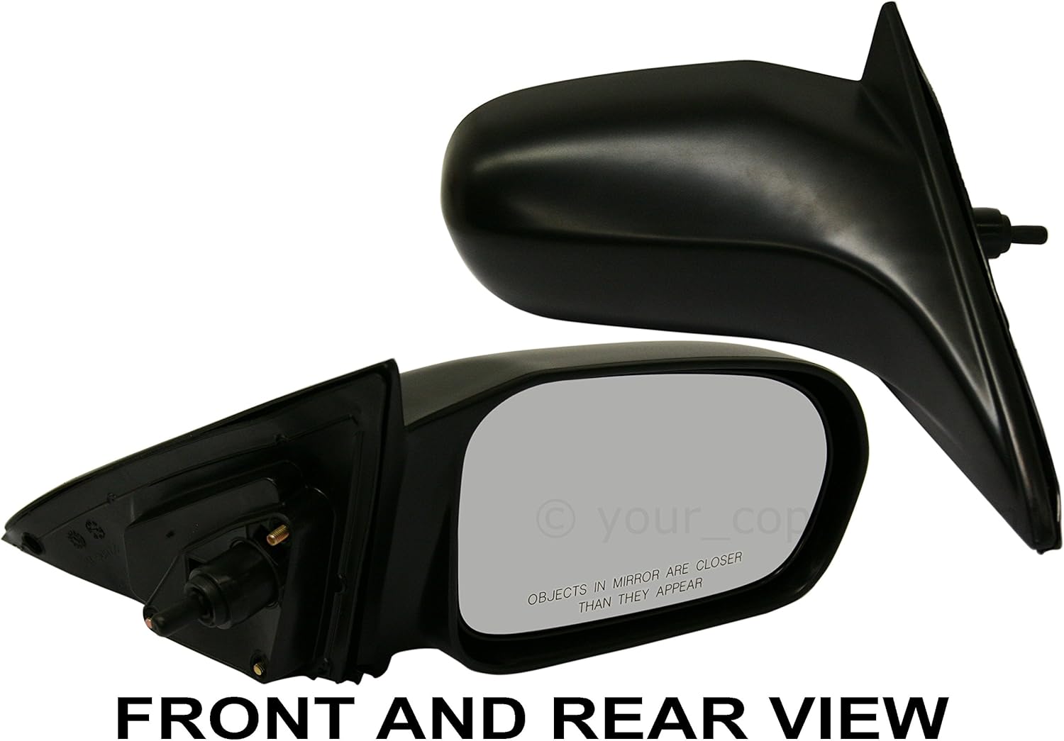 Amazon Com Honda Civic 01 05 Side Mirror Right Passenger Manual Remote Coupe Dx Model Automotive