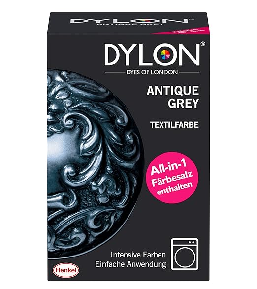DYLON Textilfarbe, Antique Grey, 1er Pack (1 x 1 Stück)
