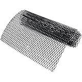 AUCD Universal Black Aluminum Racing Grille Mesh Vent Car Tuning Grill Body Grille Net Mesh Grill Section 100cm x 33cm