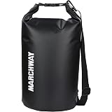 MARCHWAY Floating Waterproof Dry Bag 5L/10L/20L/30L/40L, Roll Top Sack Keeps Gear Dry for Kayaking, Rafting, Boating, Swimmin