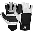 FitsT4 Sports Sailing Gloves 3/4 Finger and Grip Great for Sailing, Yachting, Paddling, Kayaking, Fishing, Dinghying Water Sports for Men and Women