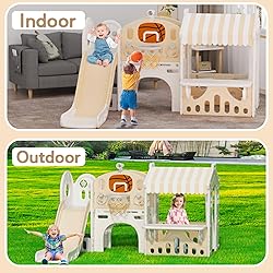 Glaf Slide for Toddlers 1-3 Kids Playground Sets