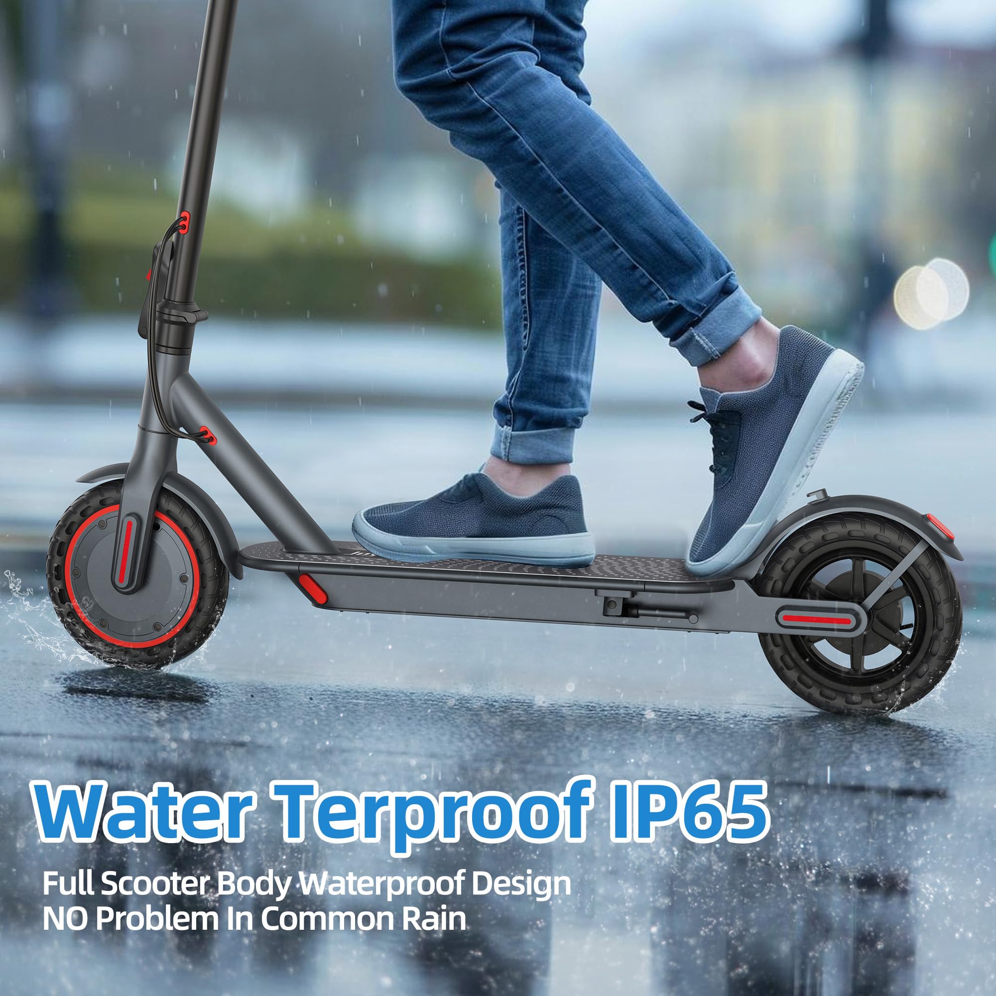 Electric Scooter Adults, Powerful 350W E-Scooter, Max 19 Mph & 15-19 Miles Range Scooters, Folding Scooters with 8.5