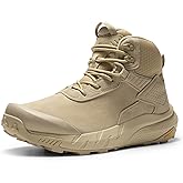 NORTIV 8 Men's Waterproof Military Tactical Work Boots Leather Motorcycle Combat Lightweight Non-Slip Hiking Boots for Men VaporGuard