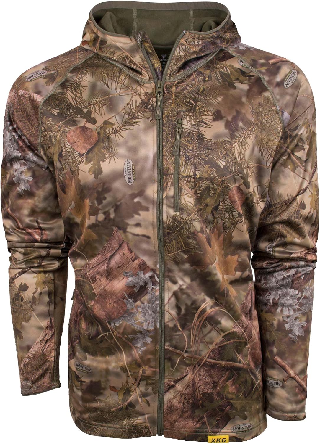 King's Camo XKG Hightop Full Zip Hoodie Clothing