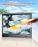 Desobry 19 Inch 1080p Portable TV DVB T2 Built-in Battery HDMI USB 12V view 2
