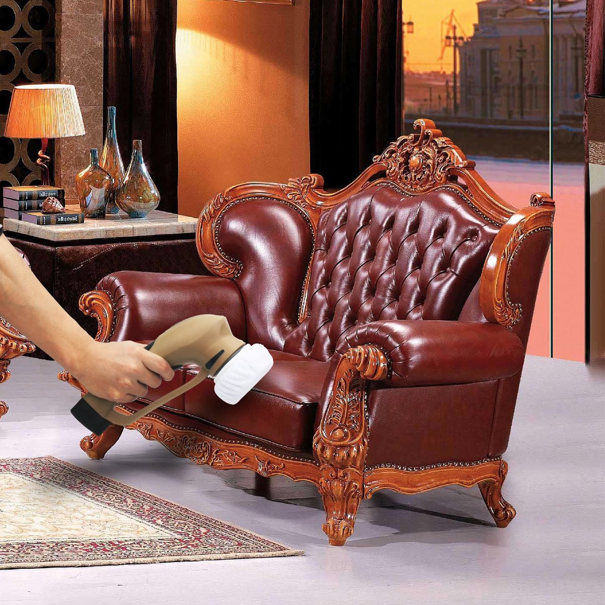 Cleaning Shoes Polish Brush Set Leather Shine Kit Electric Cleaner with Rechargeable Batttery