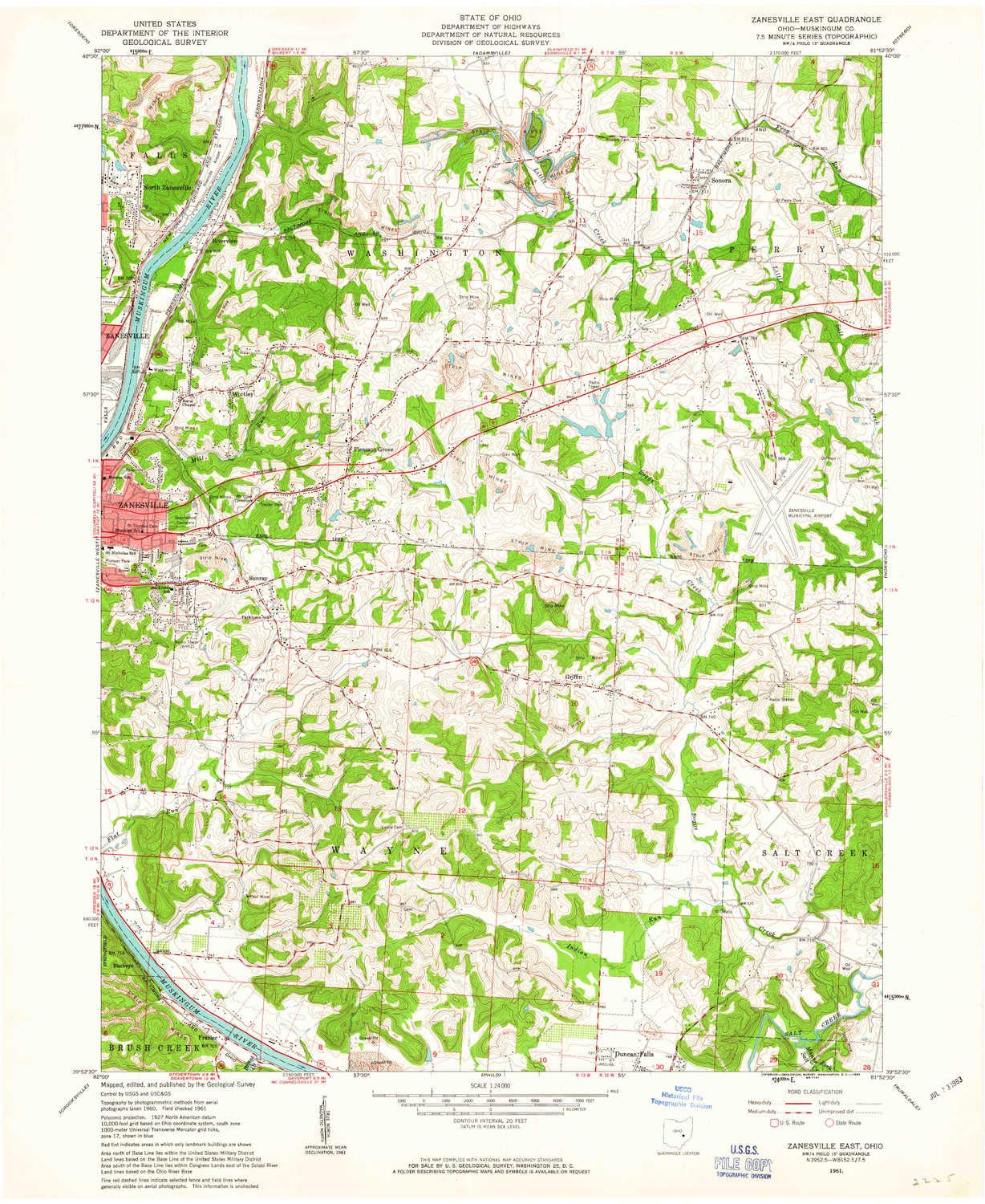 Map Of Zanesville Ohio - 88 World Maps