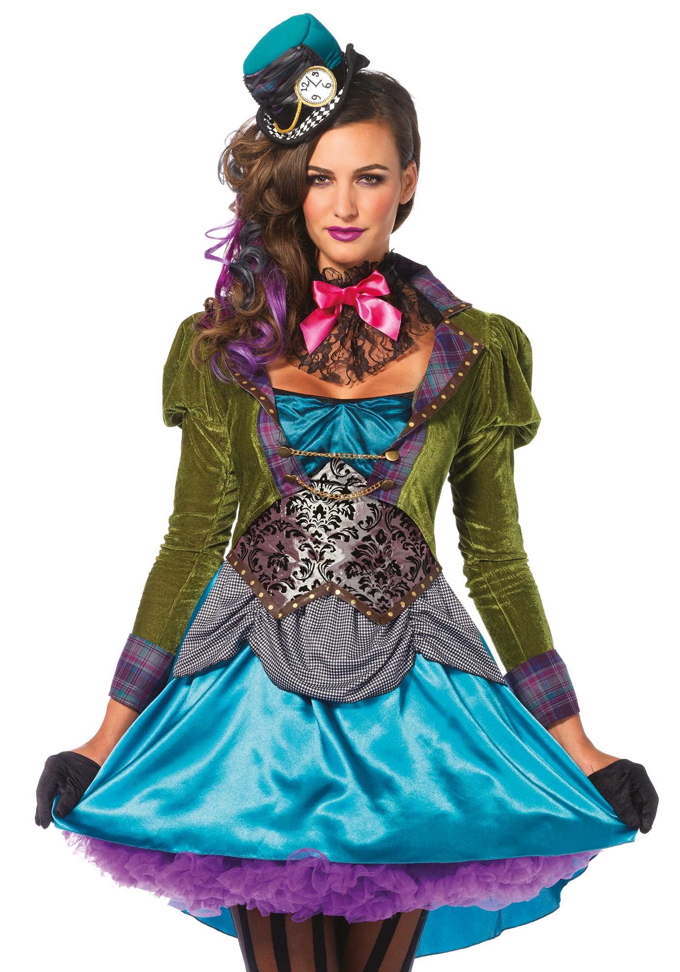 Leg Avenue Ladies Deluxe Mad Hatter Costume XS (UK6-8)