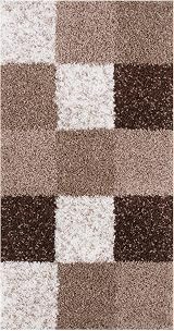 THE RUGS Modern Shaggy Area Rug Multicolour 80x150 cm Brown view 6