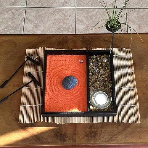 Mini zen garden for desk Luxory set Meditation desk zen