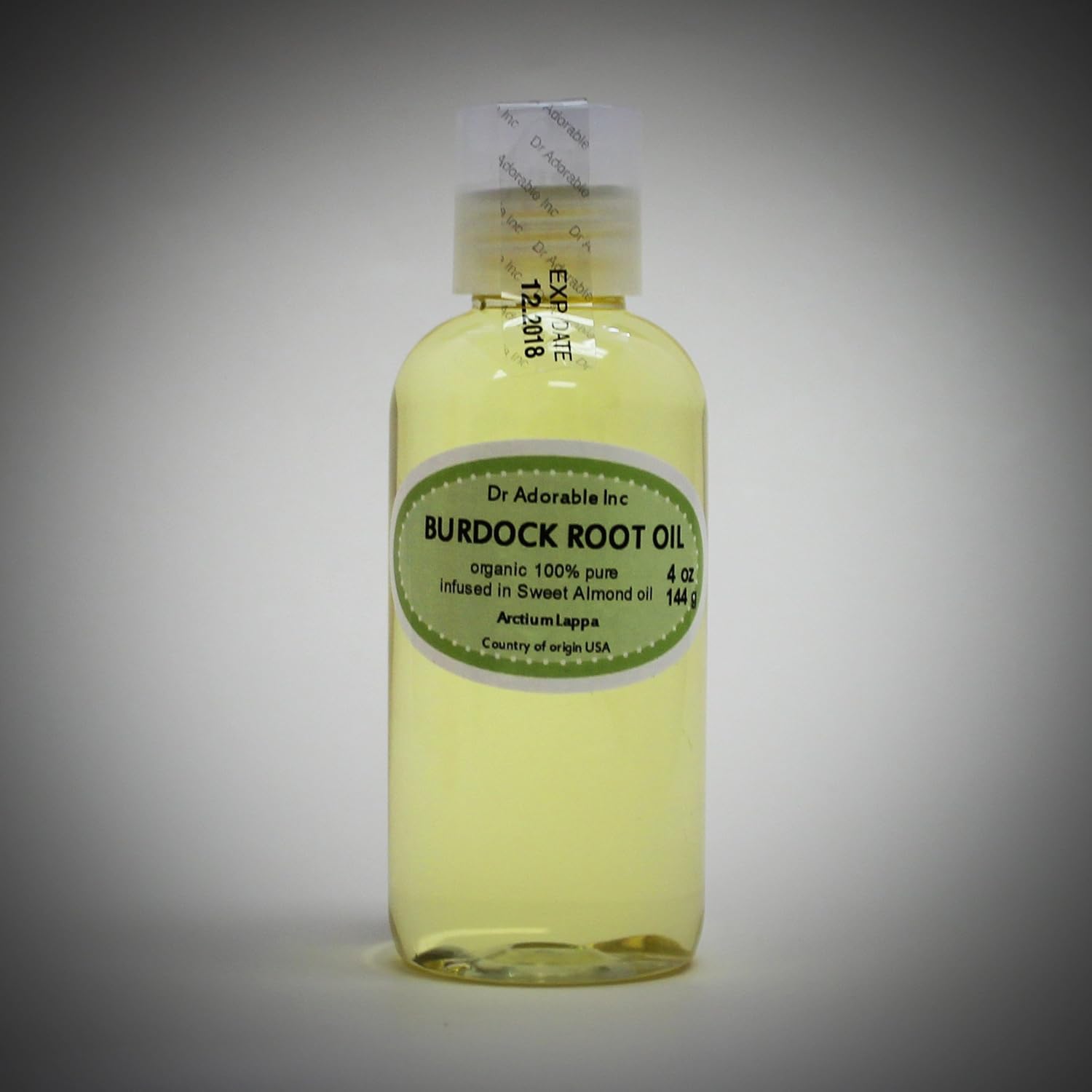4 Oz Organic Burdock Root Oil 100% Pure Skin Hair Nails Treatment Super Fresh