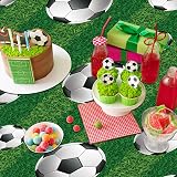LKITMIUT Football Tablecloths 4 Pack 86x51 in Plastic Sports Cover view 9