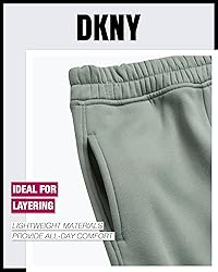 DKNY Girls 3-Piece Athletic Fleece Zip Sweatshirt