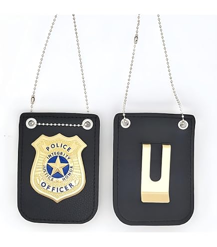 MAYJOYDIY Lot de 6 badges de police pour jeu de rôle de police, badge de shérif, étoile de shérif, accessoire de détective MAYJOYDIY Lot de 6 badges de police pour jeu de rôle de police, badge de shérif, étoile de shérif, accessoire de détective