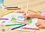 BIC Kids Magic Erasable Felt Tip Pens, Washable Colouring, 12 Pack view 5