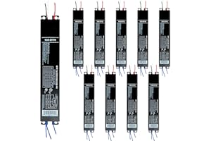 OHLECTRIC Pack of 10 - Replacement for Sylvania Ballast QTP 3X32T8/UNV ISN-SC, Philips ICN-3P32-N, Keystone KTEB-332-UV-IS-N-P, for 3 Fluorescent T8 Lamps - 120-277V - 32 Watt