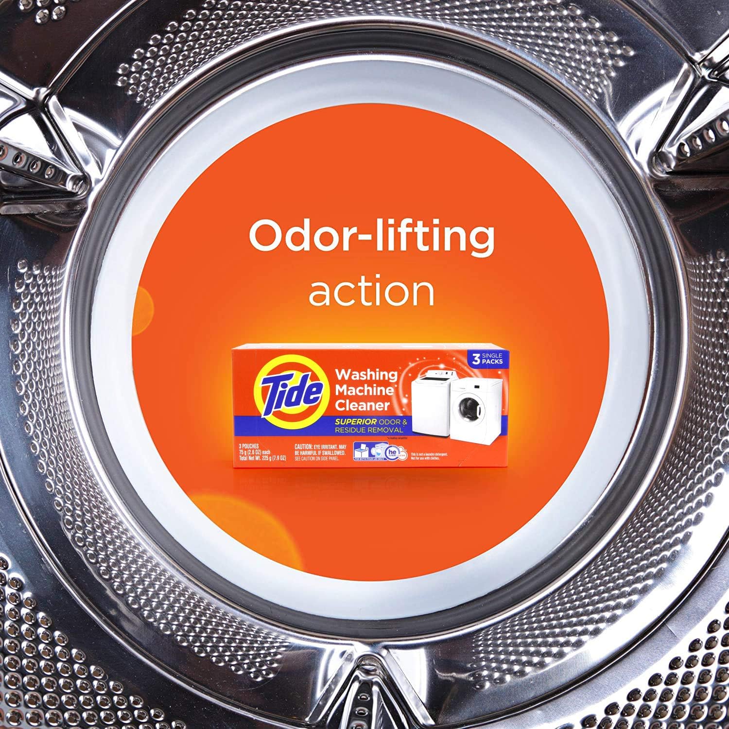 Washing Machine Cleaner by Tide, Washer Machine Cleaner Tablets for Front and Top Loader Machines, 5 Count Box: Health & Personal Care
