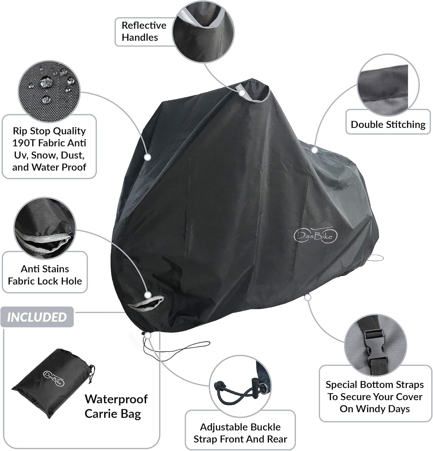 bike cover for outdoor storage