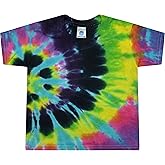 Colortone Toddler Tie Dye T-Shirts for Boys and Girls - Tie-Dye Short Sleeve Tees for Little Kids