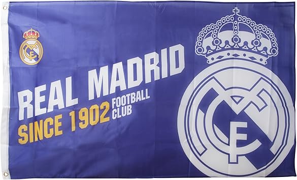 Amazon Co Jp Real Madrid レアルマドリード エスタブリッシュド 152cm 91cm フラッグ ペナント スポーツ アウトドア