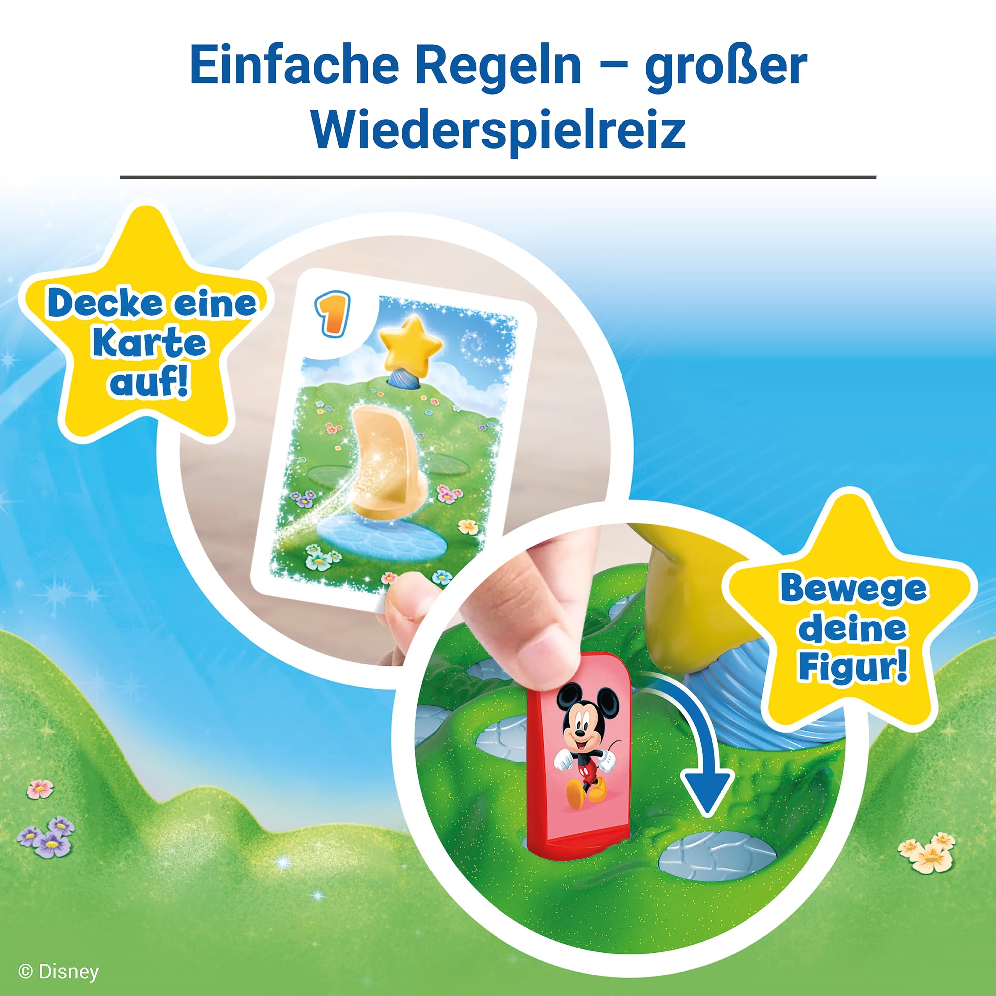 Ravensburger 24851 - Lotti Karotti Disney Edition, Adaption des bekannten Spiele-Klassikers mit Disney-Charakteren, unterhaltsames Wettlaufspiel für 2 bis 4 Kinder ab 4 Jahren 3