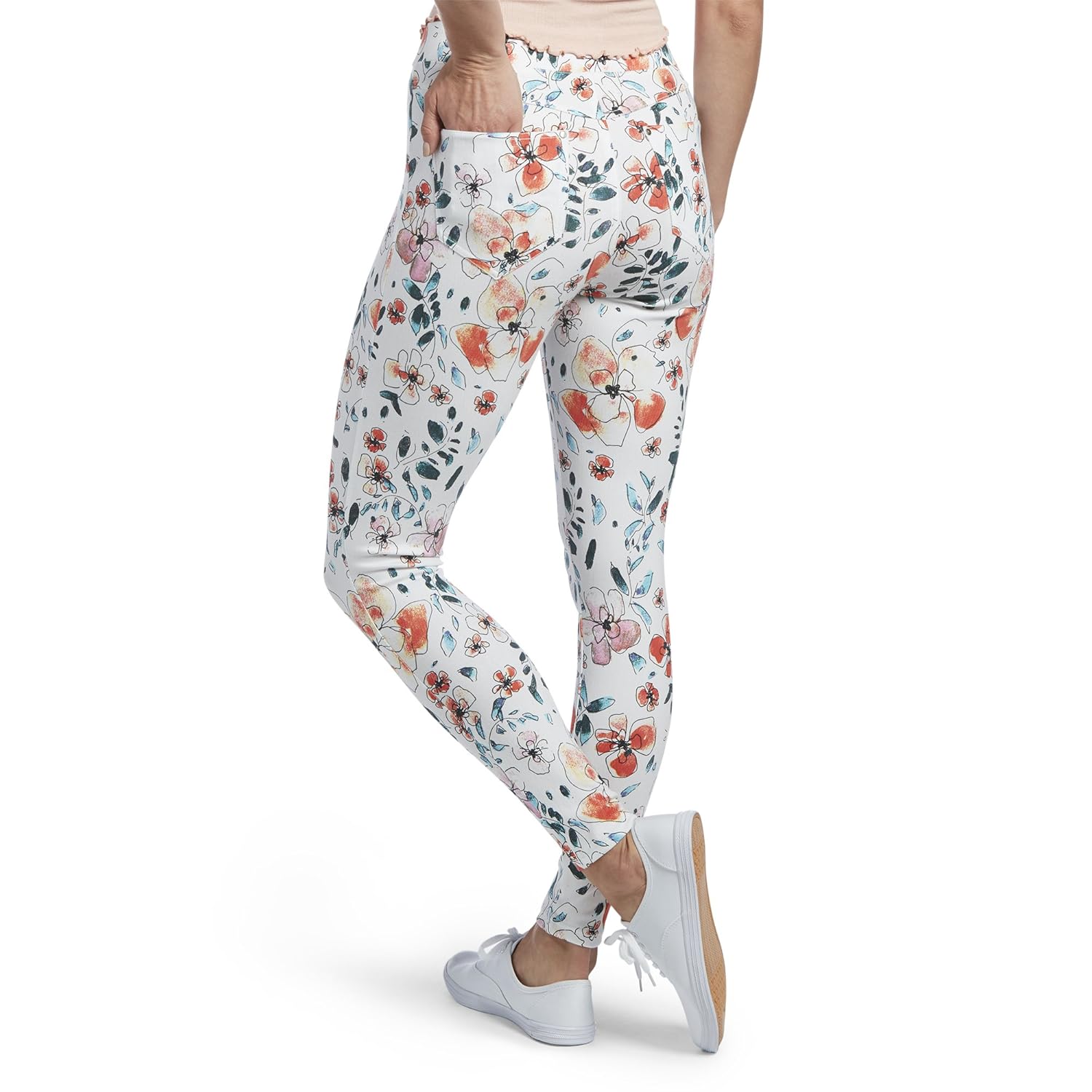 hue curvy fit denim leggings