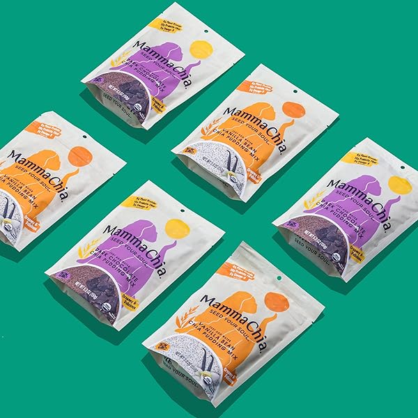 MAMMA CHIA ORGANIC CHIA PUDDING MIX, DARK CHOCOLATE