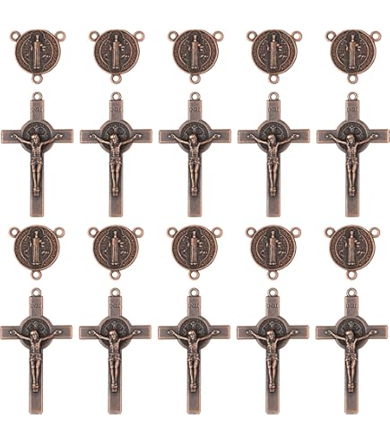 Amazon.com: 2 Inches Alloy INRI Rosary Jesus Crucifix Cross,Pack
