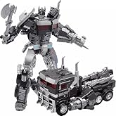 WAIKYTOY Deformation Robot Toys, 7.9-Inch Black Action Figure Truck | 2-in-1 Deformable Model Toy, wepon accessories ABS+Alloy Materials, Flexible joints, for ages 6+ Kids Boys and Girls