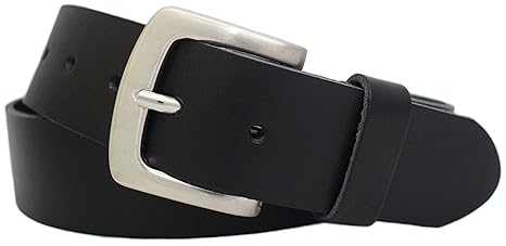 PREMIUM Vollledergürtel aus 100% echtem Leder - Ledergürtel Herren & Ledergürtel Damen 4cm breit in schwarz braun blau cognac