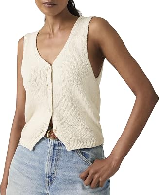 Helen Mini Boucle Vest Tofu Cotton