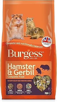 burgess hamster and gerbil food