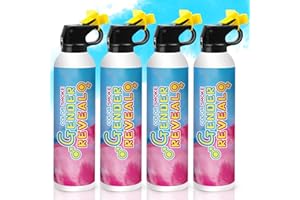 Merear Gender Reveal Fire Extinguisher 4 Packs, Gender Reveal Ideas, Boy Baby Reveal Party Ideas for Gender Reveal Decoration (Blue)