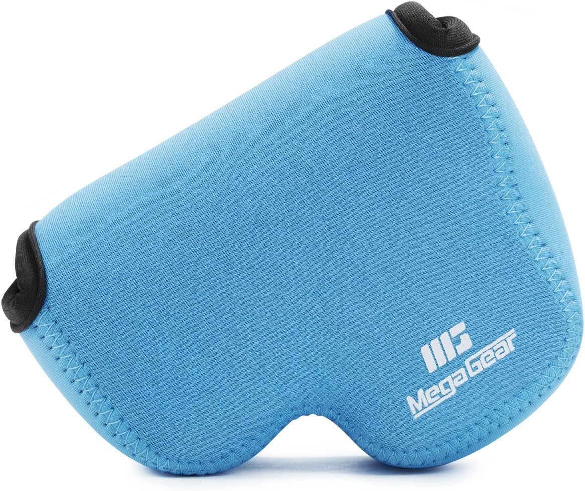 MegaGear MG786 Ultra Light Neoprene Case with Carabiner for Nikon Coolpix L340 Camera - Blue