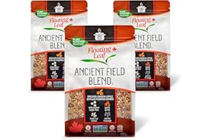 3 Packs x 400g Sprouted Crimson Lentils, Wild Rice and Quinoa Ancient Grain Blend - Wild Rice and Quinoa Blend - Gluten Free 