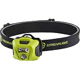Streamlight 61424 Enduro Pro Haz-Lo 160-Lumen HAZ-LO Headlamp, Yellow | 160 lumens; runs on 3 AAA batteries; elastic head strap; rubber hard-hat strap; HAZ-LO intrinsically safe rated