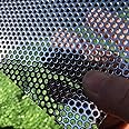 FengYoo Perforated Metal Sheets 19 Gauge 16"x12" Expanded Metal Mesh Opening 1/8" 0.12 inch (About 3 mm) Perforated Stainless Steel Sheet 304 Stainless Steel Mesh Screen Metal Screen Panel Decorative