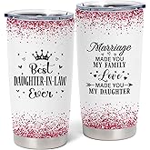 NVFCC Daughter In Law Gifts from Mother-in-Law, Birthday Mothers Day Christmas Gifts for Daughter-in-Law 20oz Coffee Tumbler