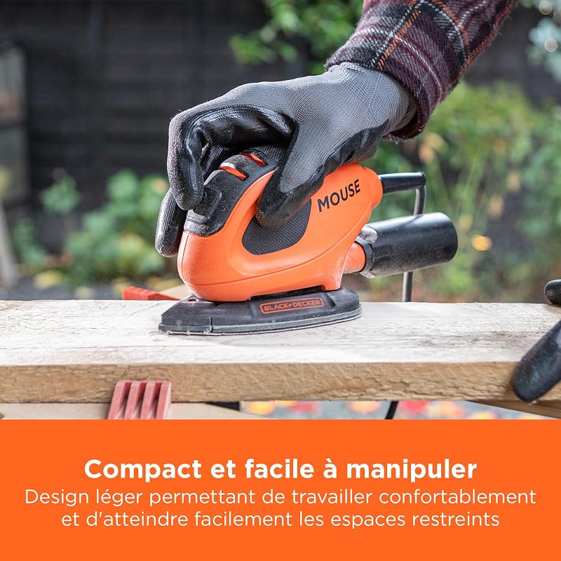 Ponceuse de détail compacte Mouse 55W, BEW230BCA-QS