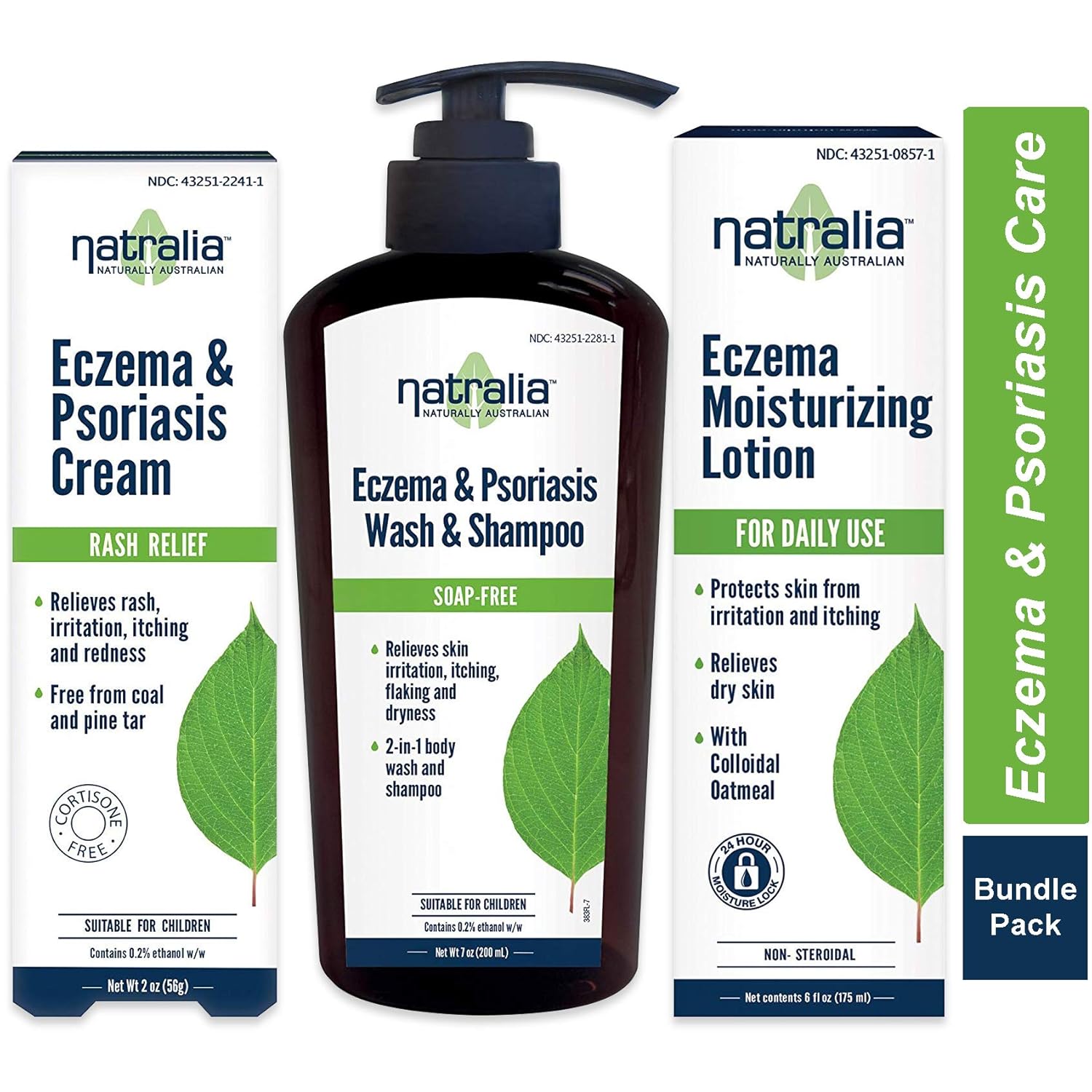 Amazon Com Natralia Eczema Psoriasis Care Regimen With Itch