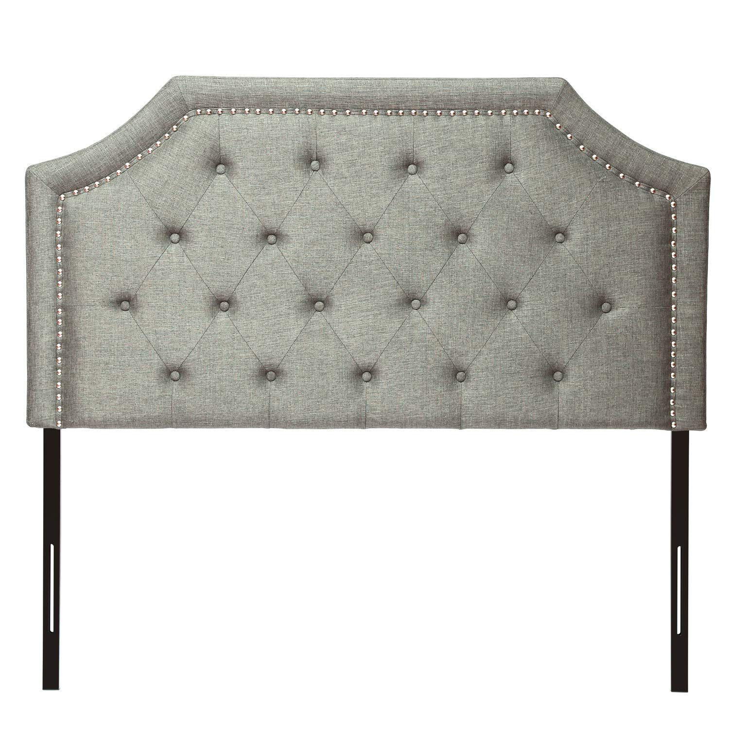 Best gray upholstered full size headboard