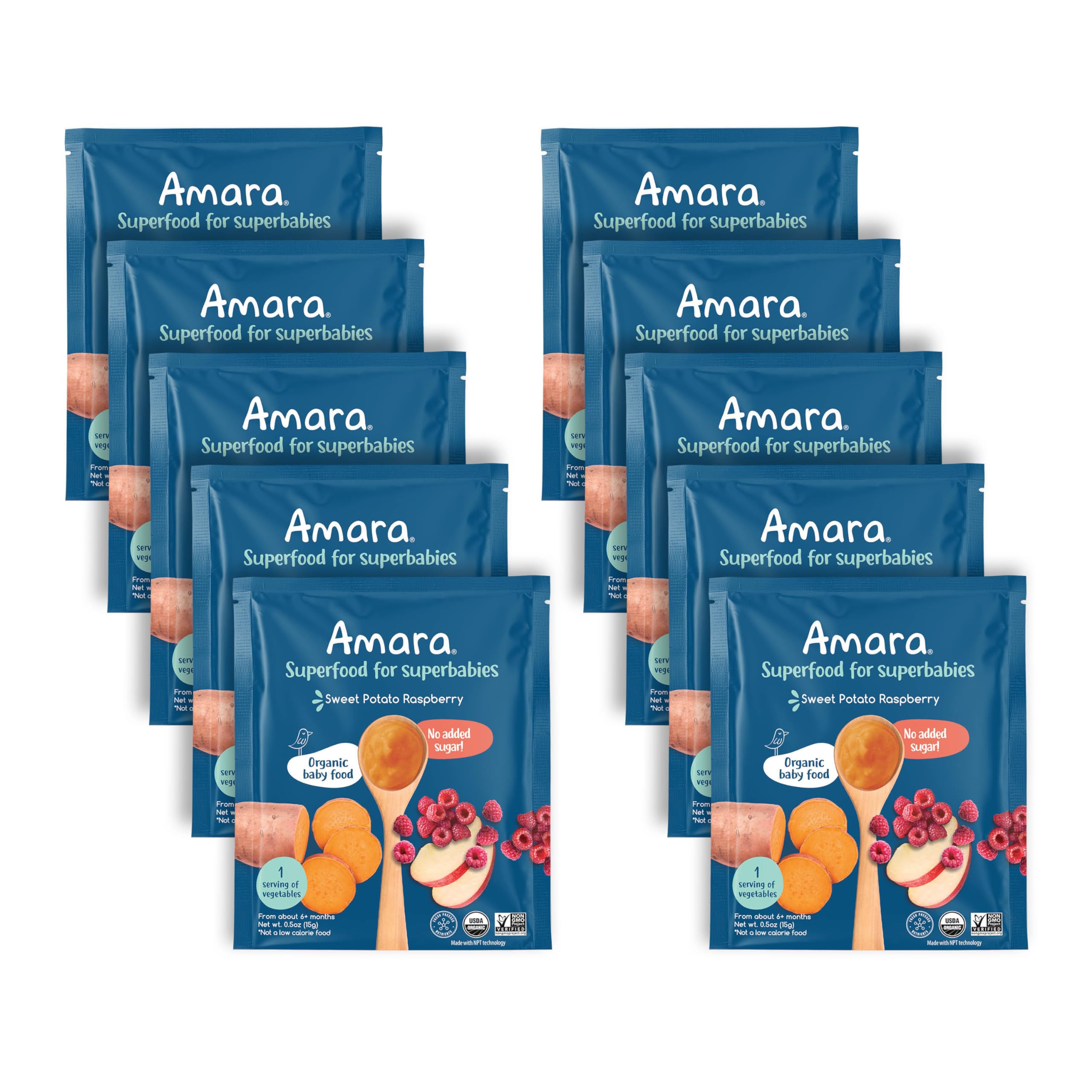 Amara Organic Baby Food - Stage 2 - Sweet Potato